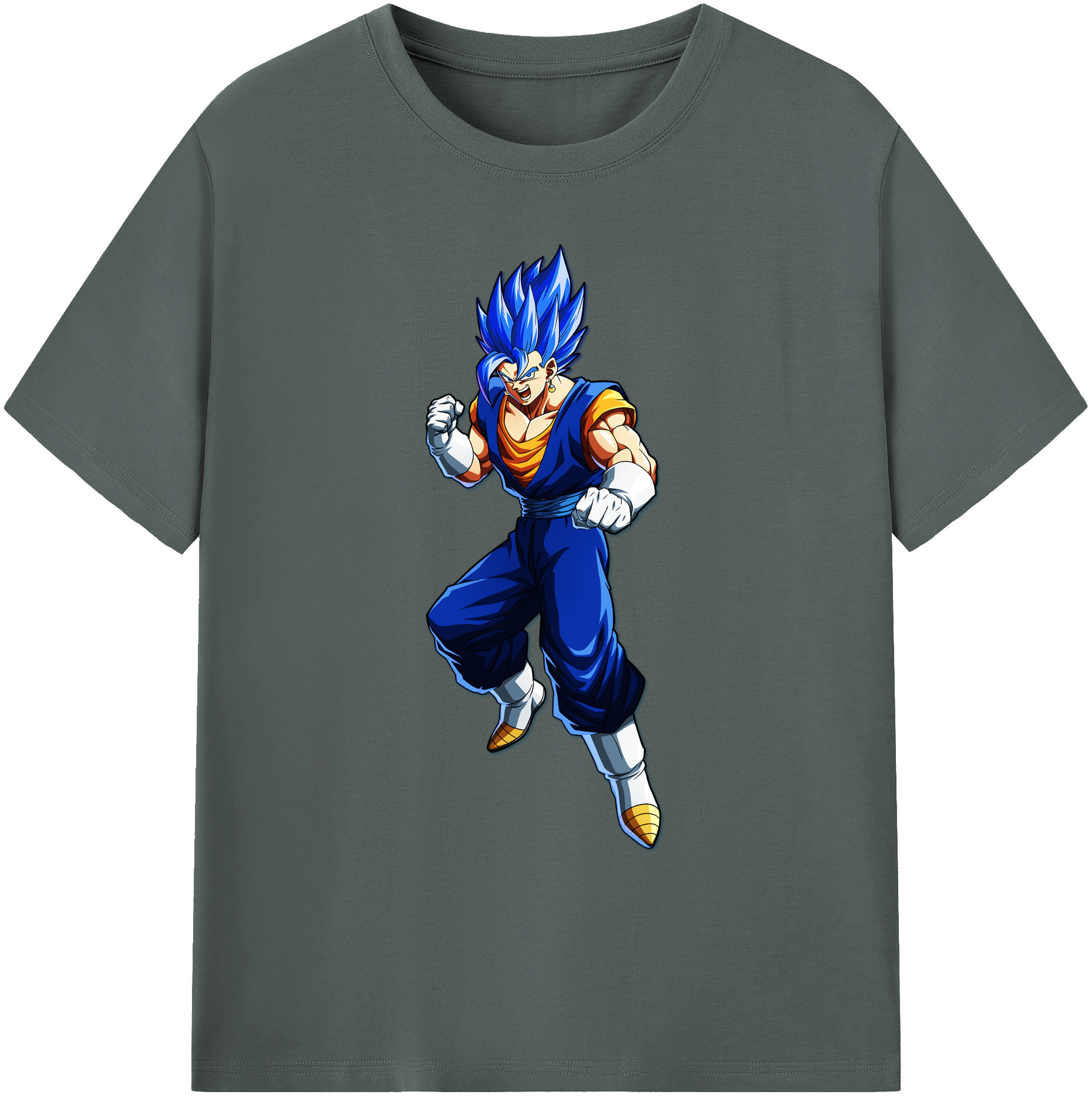 （画像用） ドラゴンボール ベジット DRAGON BALL Vegetto 綿100％ メンズ半袖Tシャツ｜肌触りやわらか＆通気性